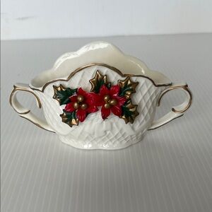 Vintage  Crown Accent Porcelain Bowl